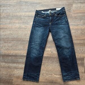 rag & bone Dark Blue Ankle Jeans